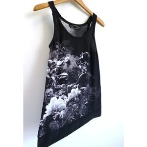 ALLSAINTS Quinta Flora Silk Graphic Print Italy Tank Top Blouse Revolve 2 $219